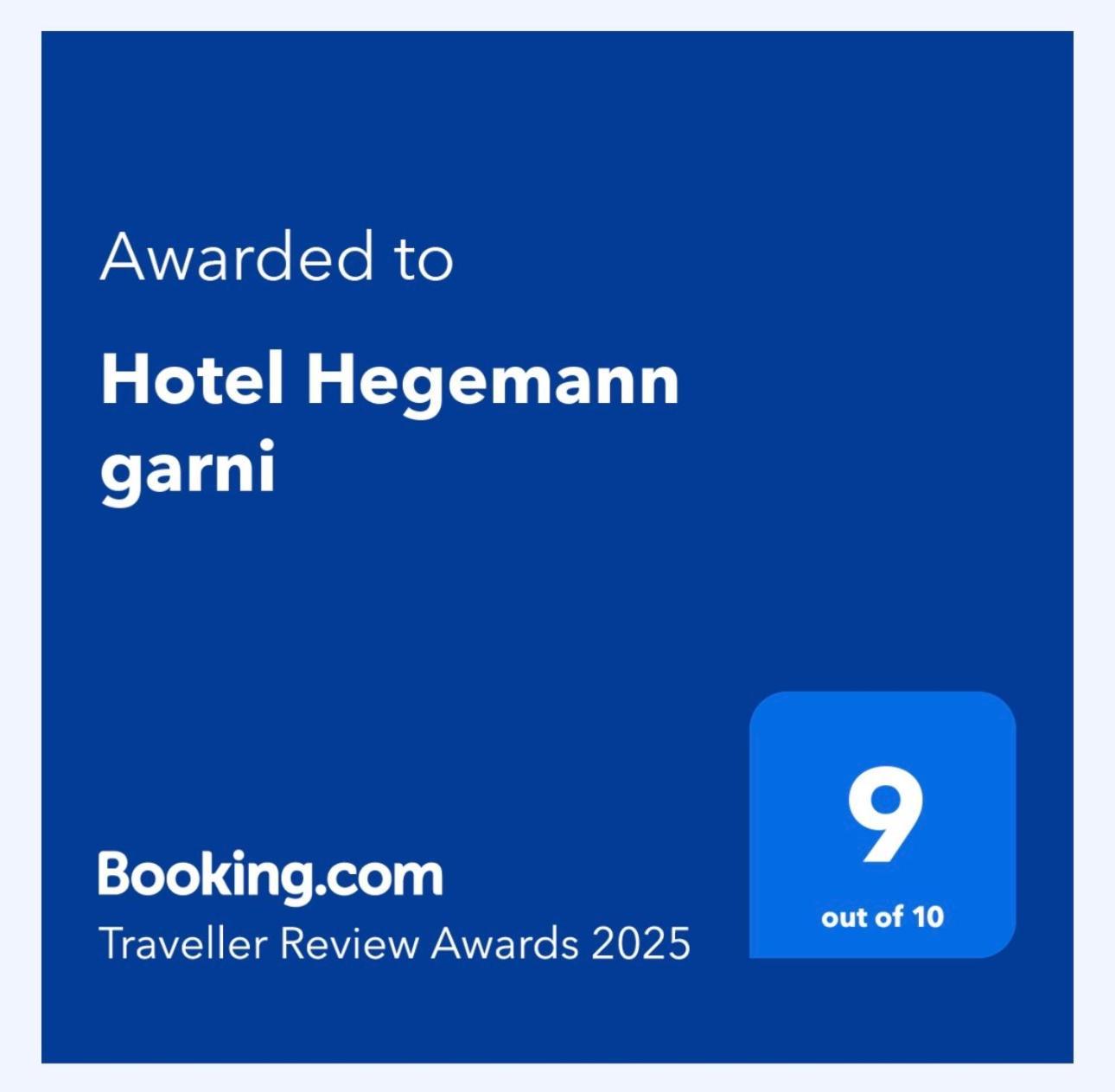 Hotel Hegemann Garni 霍维尔豪夫 外观 照片
